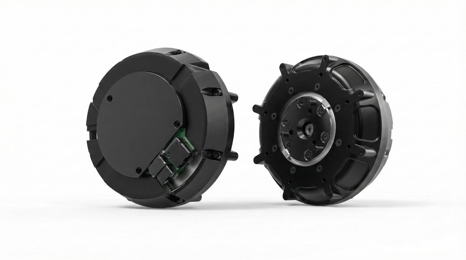 Front and rear views of the 8Robotics actuator